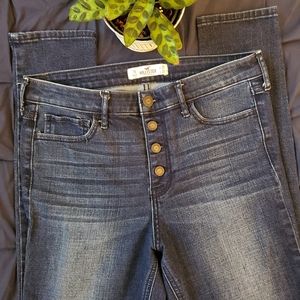 Hollister Button Up Skinny Jeans